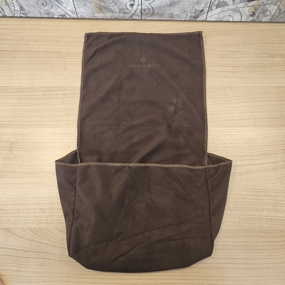 Patek Philippe brown wooden watch box with cover cloth - Picture 13 of 16